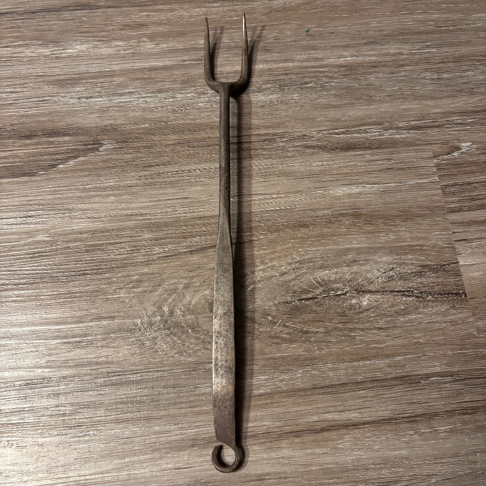 Antique Hand Forged Iron Fork